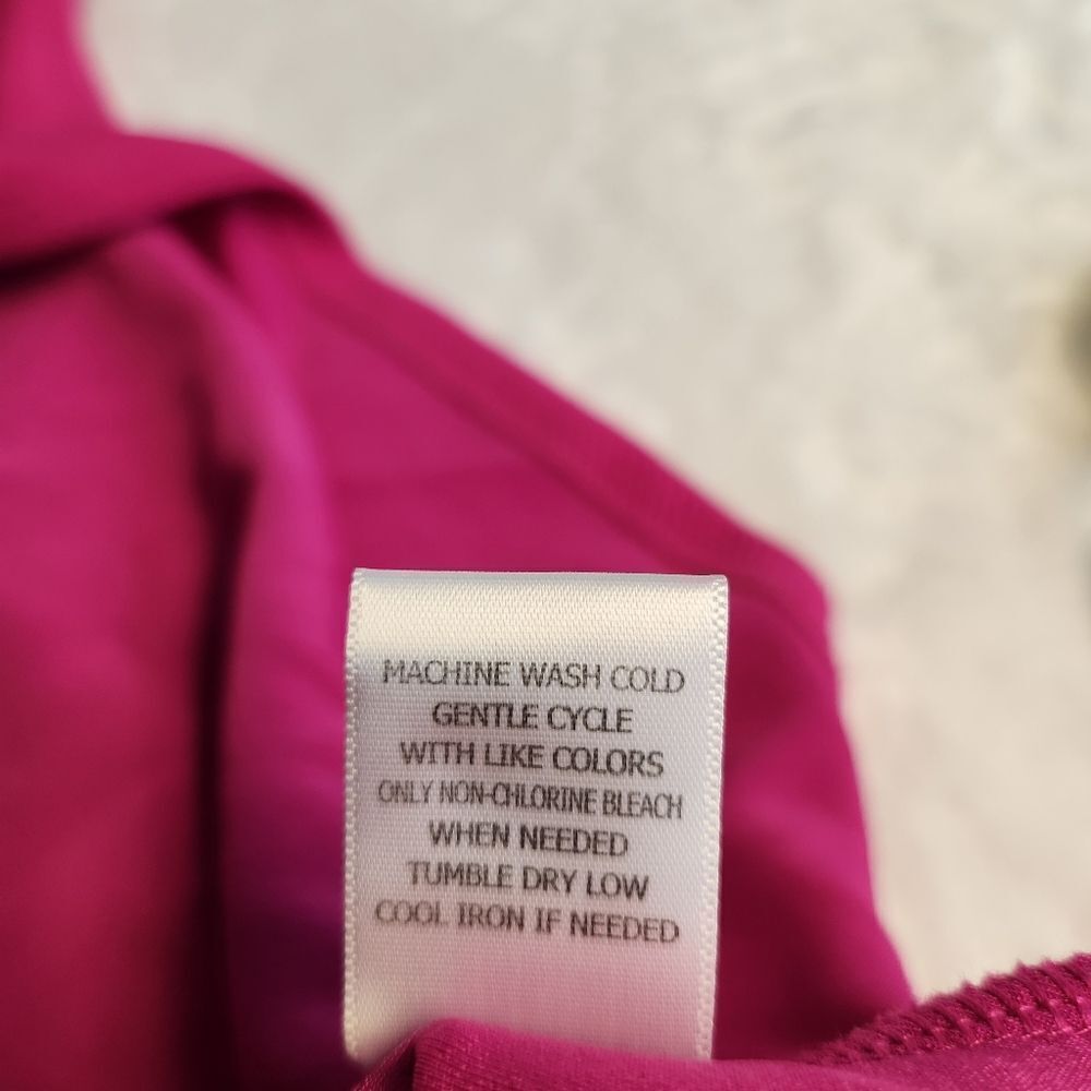 GB Gianni Bini Magenta Hot Pink Sleeveless Fit & Flare Skater Dress Sz S - Picture 8 of 10